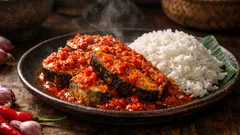 Resep tenggiri balado pedas gurih yang tidak amis dan bumbunya meresap
