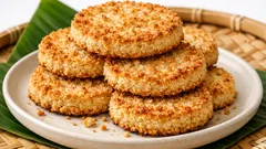 Resep kue sagon kelapa 3 bahan yang renyah dan wangi, cocok untuk camilan rumah