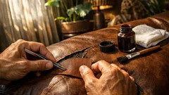 Cara memperbaiki sofa kulit robek di rumah agar rapi dan tidak cepat retak lagi