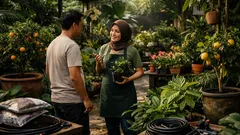 Cara memilih garden center yang tepat agar tanaman di rumah tidak cepat layu