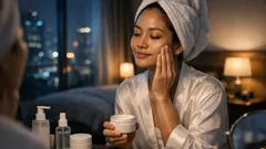 Rutinitas malam wajah yang simpel agar kulit terasa lebih nyaman saat bangun pagi