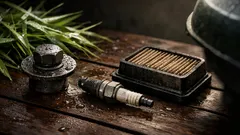 15 bagian mesin potong rumput gendong dan 5 komponen model dorong yang wajib dipahami