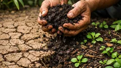 Cara memperbaiki tanah kebun yang keras agar kembali gembur tanpa bahan kimia