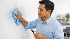 Cara menghapus spidol permanen di whiteboard tanpa bikin papan cepat kusam