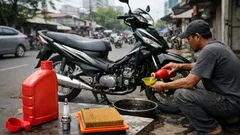 4 cara menjaga mesin motor tetap halus untuk pemakaian harian