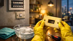 Cara membersihkan penutup saklar menguning biar putih lagi, aman tanpa bikin korslet