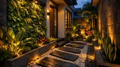 6 ide taman kecil depan rumah agar lahan sempit terasa lebih luas dan adem