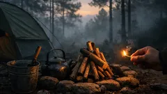 Cara menyalakan api saat camping yang aman, cepat, dan tidak bikin panik