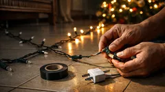 10 cara aman memeriksa dan memperbaiki lampu Natal yang redup atau mati