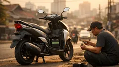 Aki baru tapi motor susah nyala? Ini 5 penyebab yang sering terlewat