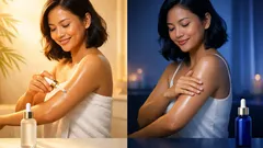 Body serum pagi dan malam, kapan waktu terbaik memakainya agar hasilnya terasa