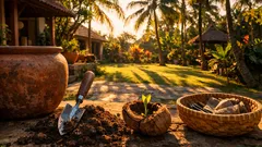 Cara menanam pohon kelapa di rumah dari pot sampai pindah ke halaman