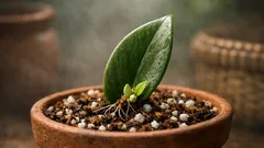 Cara stek daun yang benar agar cepat berakar dan tumbuh tunas