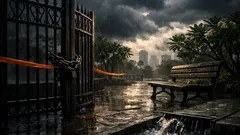 Cuaca ekstrem di Valencia bikin taman dan pemakaman ditutup, ini alasan lengkapnya