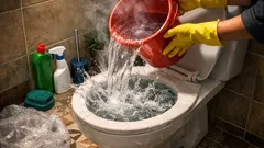 Cara mengatasi toilet tersumbat tanpa penyedot dengan aman di rumah