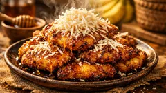 Resep pisang goreng madu keju yang renyah di luar lembut di dalam