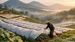 Cara melindungi tanaman dari embun beku di kebun dataran tinggi