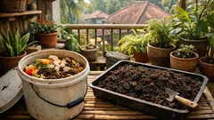 Cara membuat kompos rumahan dari sisa dapur agar tidak bau dan cepat jadi