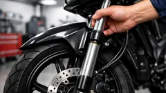 4 tanda oli shock depan motor harus segera diganti