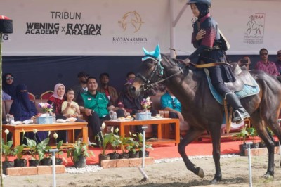 Kampung Maghfirah menjadi tempat Equestrian Archery Grand Prix Stage 2